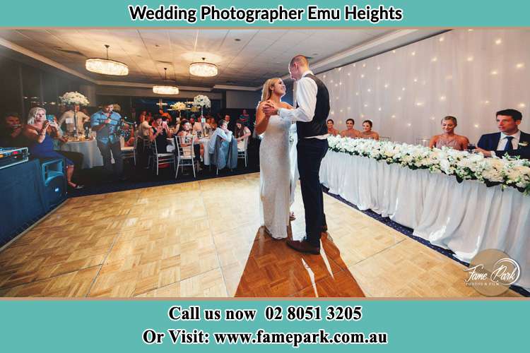 Photo of the Bride and Groom dancing Emu Heights NSW 2750