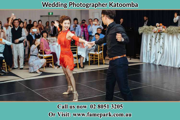 Bride and Groom dance at the reception Katoomba NSW 2780