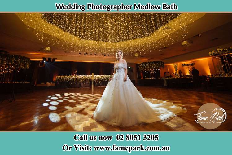 Photo of the Bride at the dancing floor Medlow Bath NSW 2780