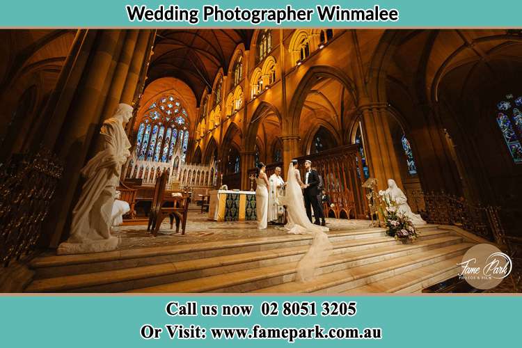 Photo of the Bride and Groom at the Altar Winmalee